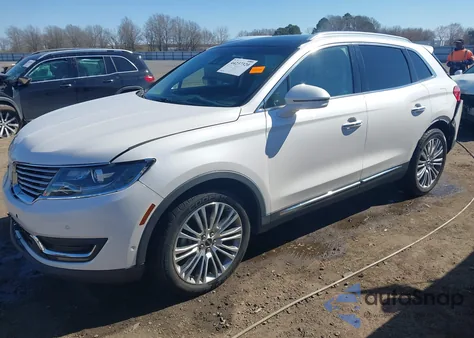 2018 Lincoln Mkx Reserve z USA, uszkodzony, nr VIN 2LMPJ6LR5JBL34713